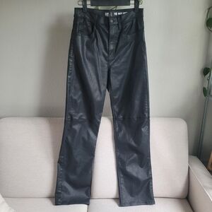 GAP Teens Faux Leather Straight Leg Pants